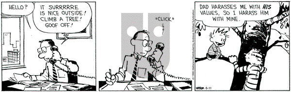 Calvin and Hobbes on Wednesday June 11, 2025 Comic Strip