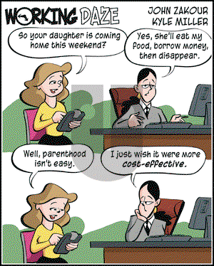 Working Daze on Saturday August 2, 2003 Comic Strip