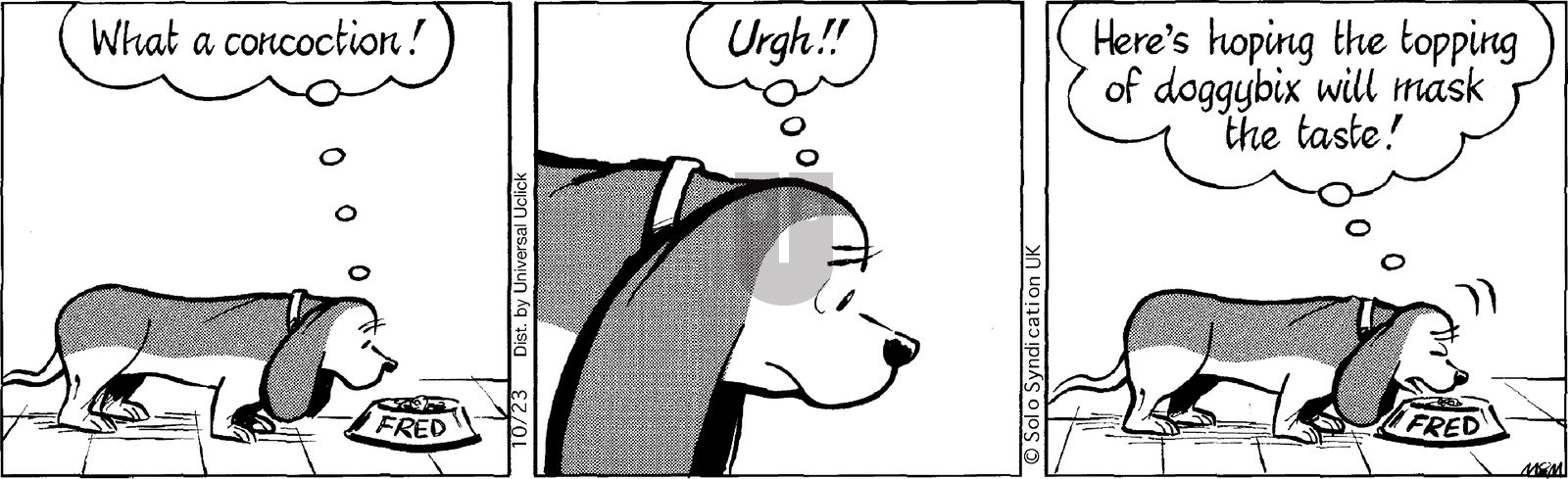 Fred Basset on Thursday October 23, 2014 Comic Strip