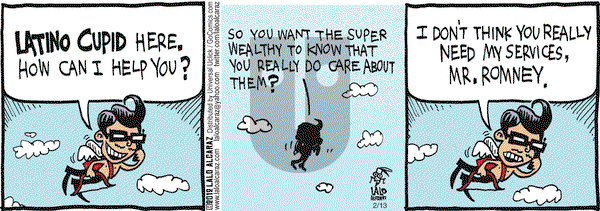 La Cucaracha on Monday February 13, 2012 Comic Strip