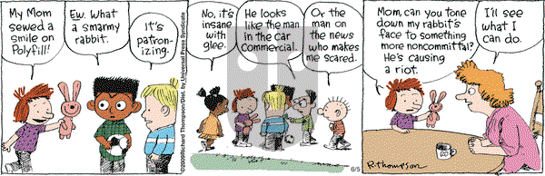 Cul de Sac on Friday June 5, 2009 Comic Strip