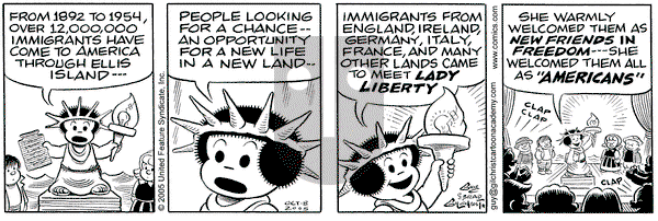 Nancy on Wednesday October 12, 2005 Comic Strip