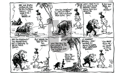 Pat Oliphant on Thursday January 15, 1998 Comic Strip