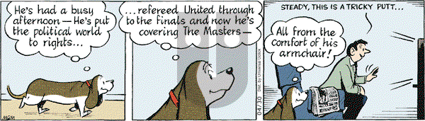 Fred Basset on Saturday April 30, 2011 Comic Strip