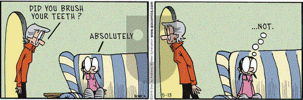 Grand Avenue on Monday May 13, 2019 Comic Strip