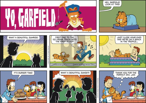 Garfield - Sunday July 28, 2024 Comic Strip