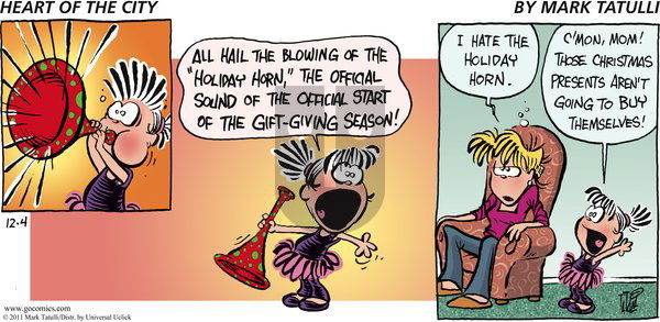 Heart of the City on Sunday December 4, 2011 Comic Strip