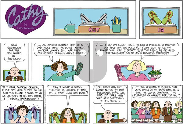 Cathy Classics on Sunday June 27, 2004 Comic Strip