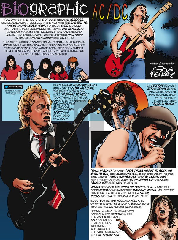 Biographic on Sunday February 22, 2015 Comic Strip