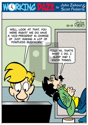 Working Daze - Wednesday October 13, 2021 Comic Strip