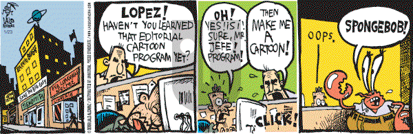 La Cucaracha on Monday January 23, 2006 Comic Strip