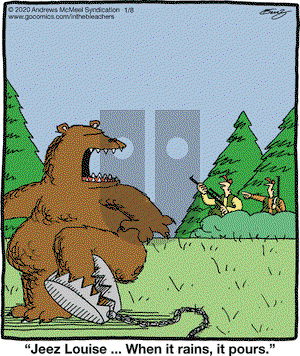In the Bleachers on Wednesday January 8, 2020 Comic Strip
