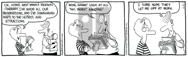 The Buckets on Monday June 21, 2004 Comic Strip