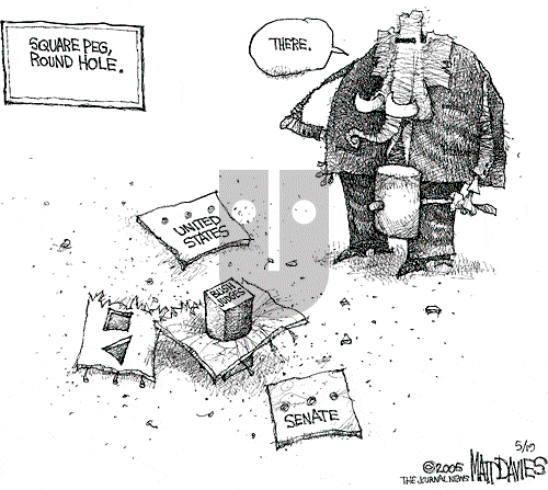 Matt Davies on Wednesday May 18, 2005 Comic Strip