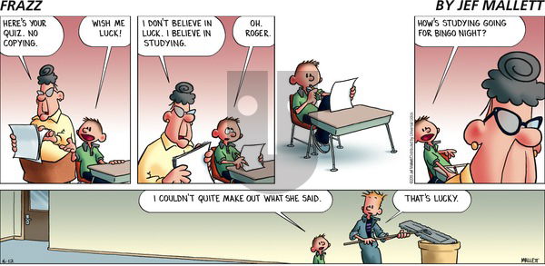 Frazz on Sunday June 12, 2016 Comic Strip