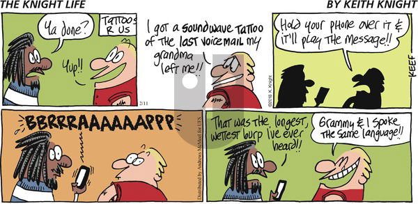 The Knight Life on Sunday February 11, 2018 Comic Strip
