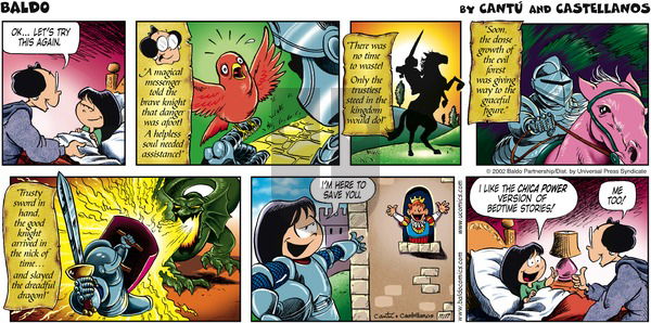 Baldo on Sunday November 17, 2002 Comic Strip