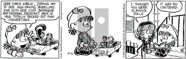 Heart of the City on Saturday October 6, 2007 Comic Strip
