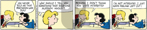 Peanuts on Thursday December 13, 2001 Comic Strip