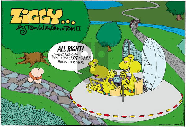 Ziggy on Sunday September 5, 1999 Comic Strip