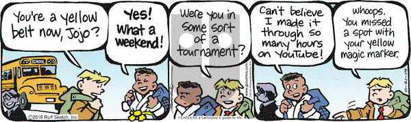 JumpStart on Monday October 21, 2019 Comic Strip