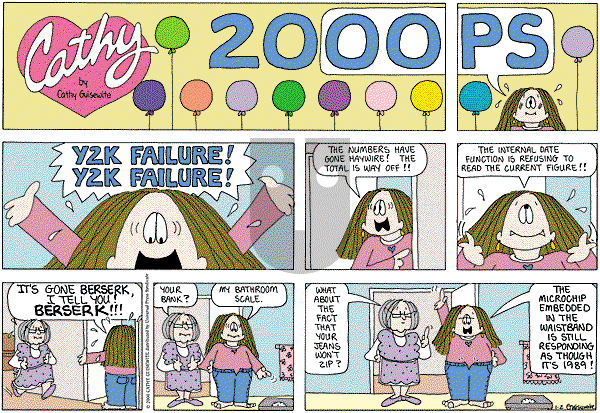 Cathy Classics - Sunday January 2, 2011 Comic Strip