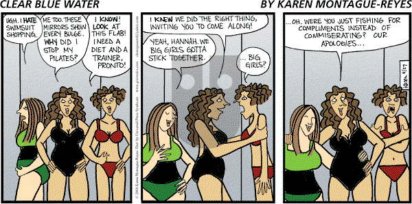 Clear Blue Water on Sunday April 27, 2008 Comic Strip