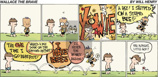Wallace the Brave on Sunday July 8, 2018 Comic Strip