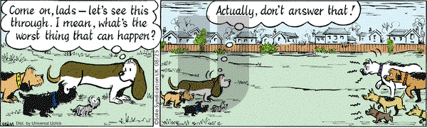 Fred Basset on Tuesday August 25, 2015 Comic Strip