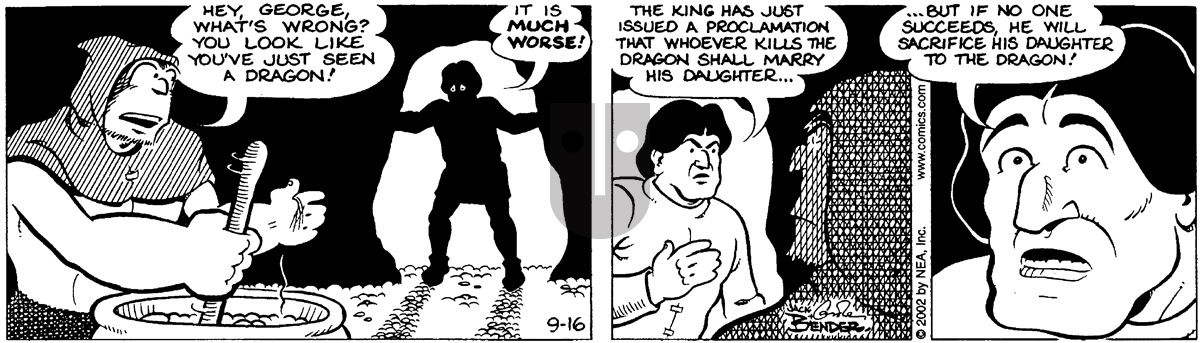 Alley Oop - Monday September 16, 2002 Comic Strip