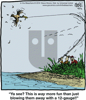In the Bleachers on Wednesday February 12, 2014 Comic Strip