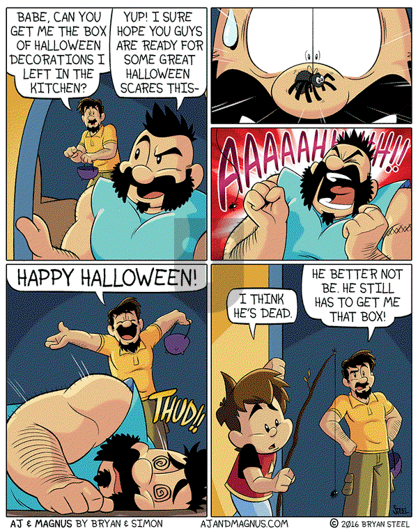 AJ and Magnus - Saturday October 22, 2016 Comic Strip