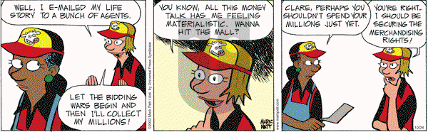 Lucky Cow on Friday October 24, 2003 Comic Strip