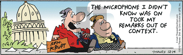 Frank and Ernest on Friday December 14, 2012 Comic Strip
