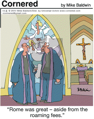 Cornered on Thursday November 6, 2014 Comic Strip