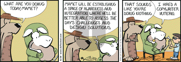 DeFlocked on Tuesday August 30, 2016 Comic Strip