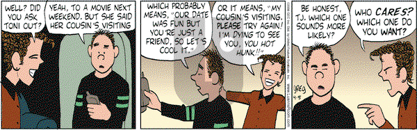 Luann on Saturday April 5, 2008 Comic Strip