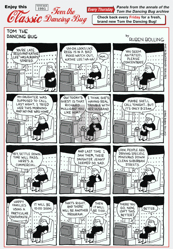 Tom the Dancing Bug on Thursday February 25, 2016 Comic Strip