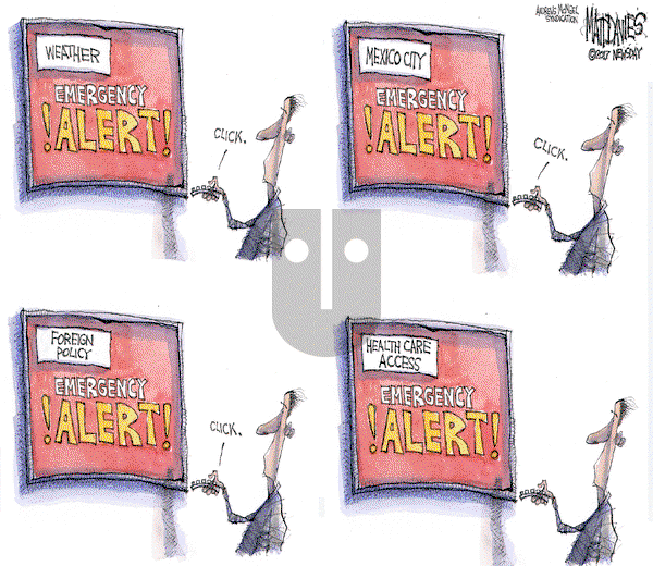 Matt Davies on Wednesday September 20, 2017 Comic Strip