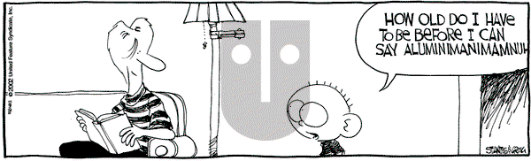 The Buckets on Saturday January 4, 2003 Comic Strip