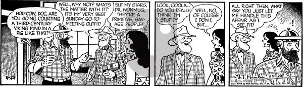 Alley Oop on Wednesday September 29, 1954 Comic Strip