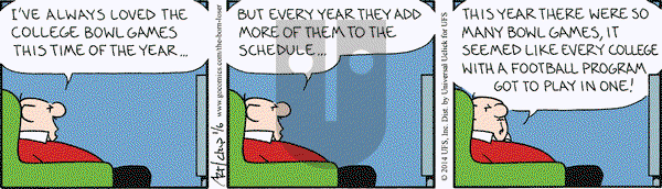 The Born Loser on Monday January 6, 2014 Comic Strip