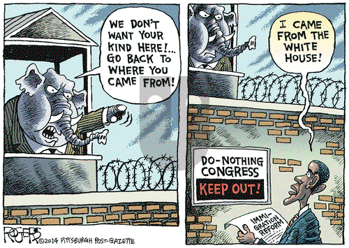 Rob Rogers on Thursday July 17, 2014 Comic Strip