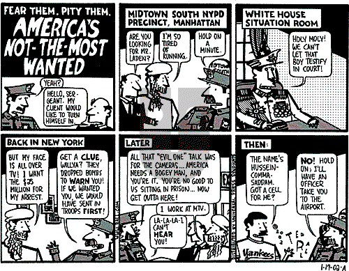 Ted Rall on Thursday January 17, 2002 Comic Strip