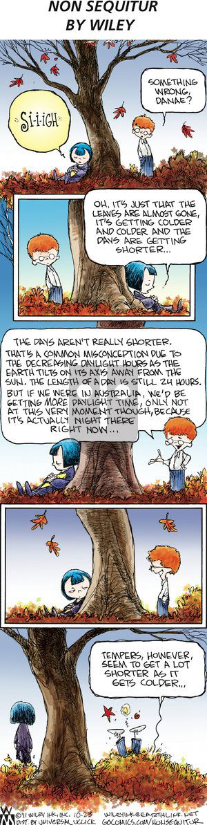 Non Sequitur on Sunday October 23, 2011 Comic Strip
