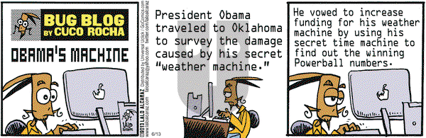La Cucaracha on Thursday June 13, 2013 Comic Strip
