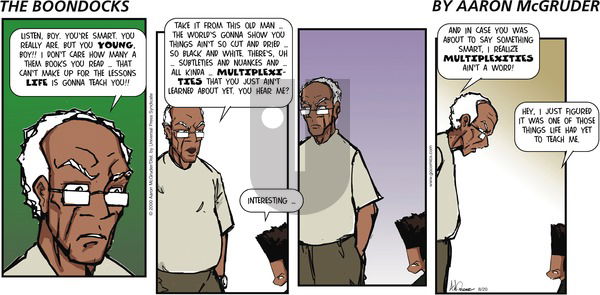 The Boondocks on Sunday August 20, 2006 Comic Strip