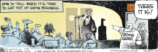 Non Sequitur - Saturday July 21, 2012 Comic Strip