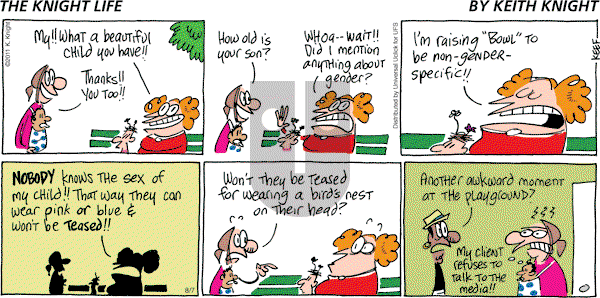 The Knight Life - Sunday August 7, 2011 Comic Strip