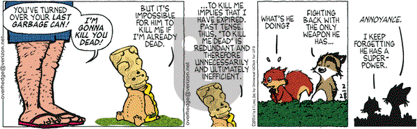 Over the Hedge on Thursday February 28, 2013 Comic Strip